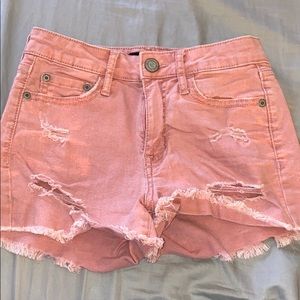 Pink shorts